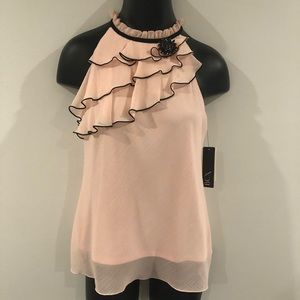 Women’s Halter Top with Brooch